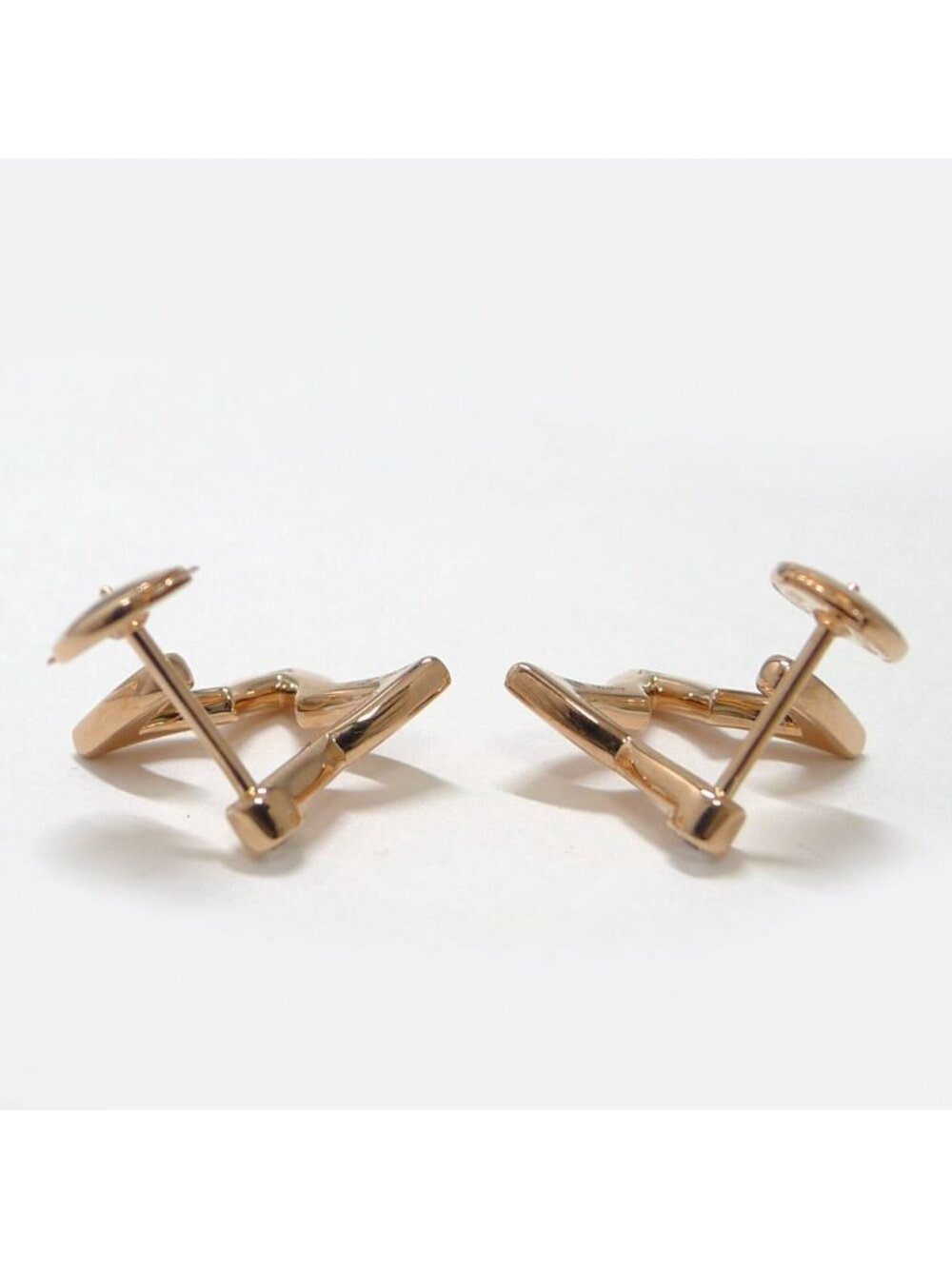 Louis Vuitton Earrings Hoop Ombre Blossom 18k Pink Gold Diamond - Picture 2 of 7